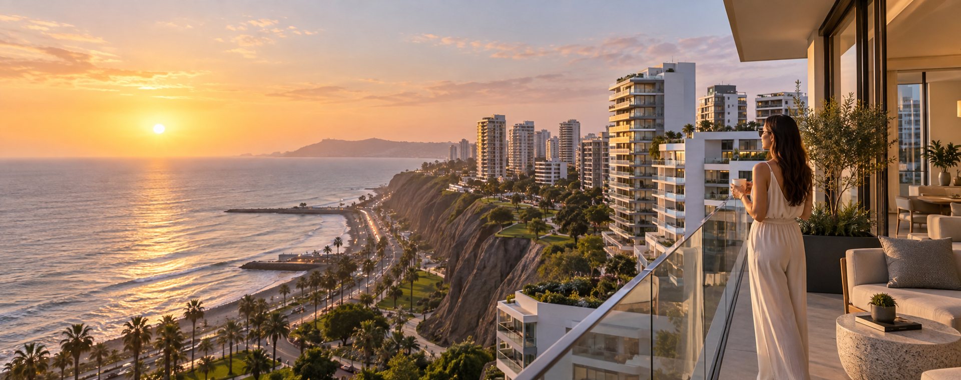 Vista contemporánea de edificios residenciales